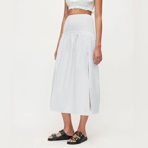 ✨Stunning ALLSAINTS NWOT Alex Smocked Maxi Skirt Sz US6 UK10